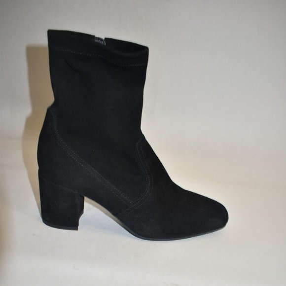 Aquatalia Dayana Water Resistant Stretch Bootie Black Size 10 - Picture 3 of 8